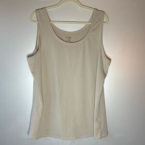 Roz & Ali Cream Sleeveless Tank Top